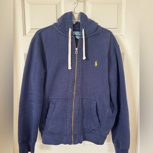 Ralph Lauren Dark Blue Zip-Up Hoodie